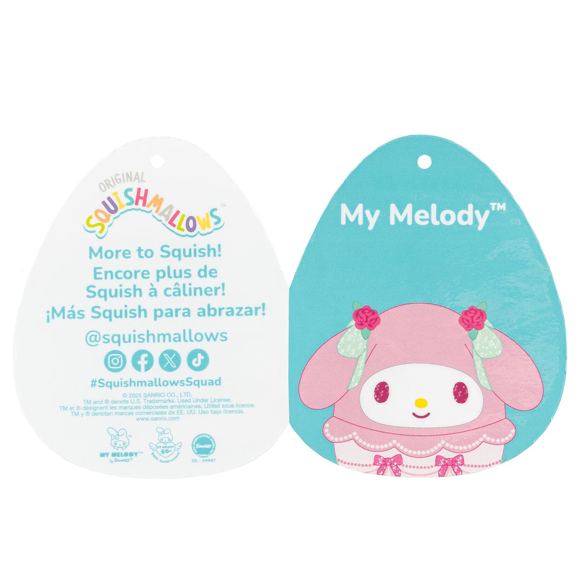 Hello Kitty and Friends 50th Anniversary My Melody 12-Inch Squishmallows - Image 10
